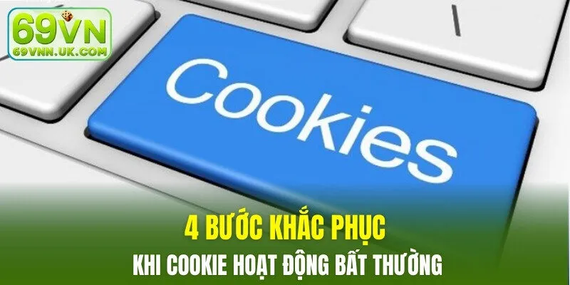 4 bước khắc phục khi cookie hoạt động bất thường