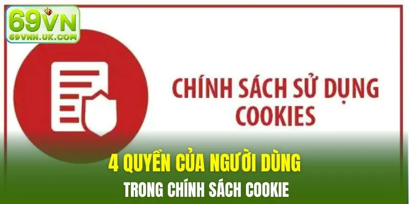 4 quyền của người dùng trong chính sách cookie