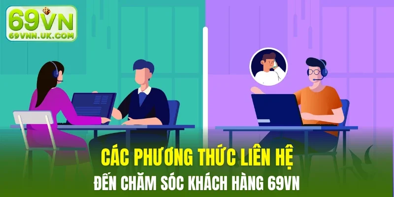 Các phương thức liên hệ đến chăm sóc khách hàng 69VN