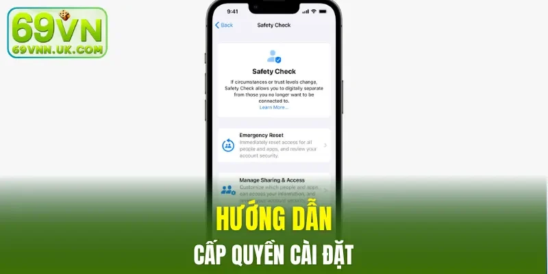 Hướng dẫn chi tiết cấp quyền cài đặt