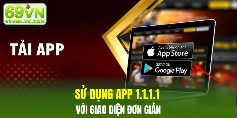 Sử dụng app 1.1.1.1 với giao diện đơn giản