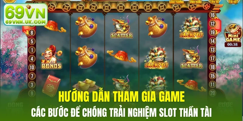 Các bước để nhanh chóng trải nghiệm slot thần tài