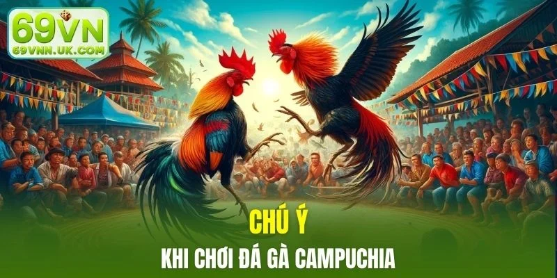 Chú ý cần ghi nhớ khi tham gia chọi kê Campuchia